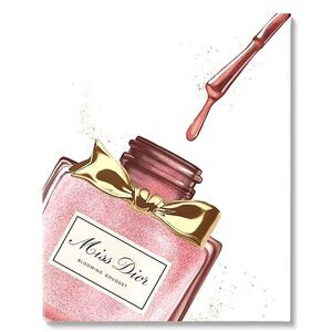 At Home Miss Dior Blooming Bouquet Canvas Wall Decor